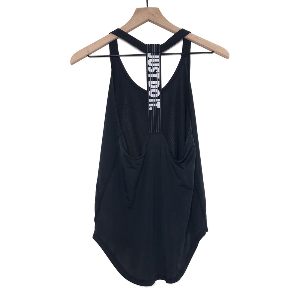 Nike Elastika Dri Fit Solid Black Training Tank T… - image 2